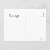 God is very creative postkarte (Rückseite)