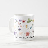 God Is With Her: Christian mug for women Kaffeetasse (Vorderseite Links)