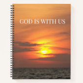 God is with Us - A Place for Scripture Notizblock (Vorderseite)