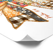 God Is Within Her She Will Not Fall, Jesus, Christ Poster (Ecke)