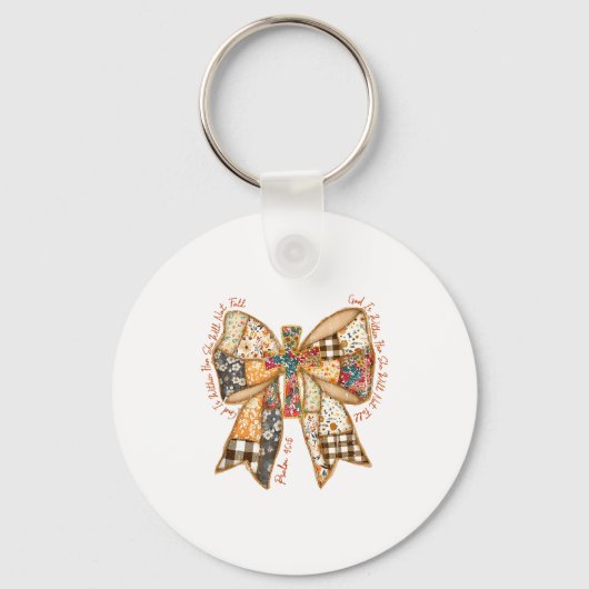 God Is Within Her She Will Not Fall, Jesus, Christ Schlüsselanhänger (Vorderseite)