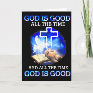 God ist alle Zeit lustig christlich  Karte