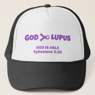 GOD IST GRÖSSER ALS LUPUS Ephesians 3v20 Truckerkappe