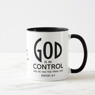 GOD IST IN KONTROLLE Inspiration Christlich Tasse