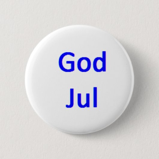 God jul1 Kaffee Tasse Button (Vorderseite)