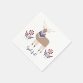 God Jul Dee und Blume Nordic Design Christmas | Serviette (Ecke)