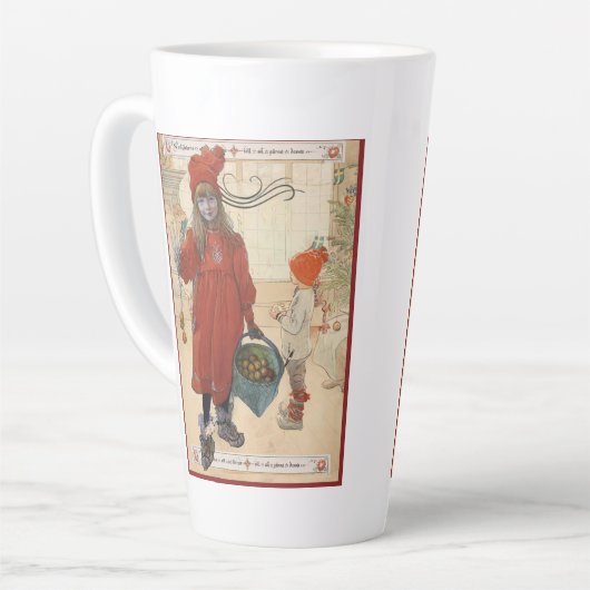 God Jul Helgkort Stationery Milchtasse (Linke Ecke)