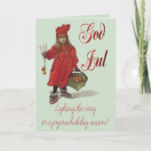 God Jul Iduna and the Magic Apples Scandinavian Ho Karte (Vorderseite)