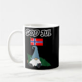 God Jul Norwegian Gnome Merry Christmas Norway Tee Kaffeetasse (Links)