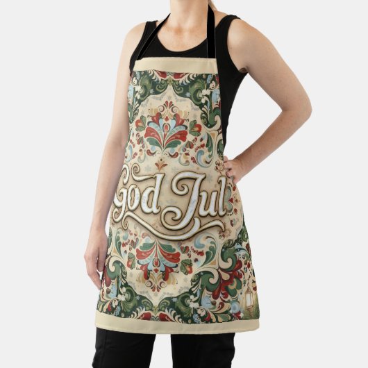 God Jul Norwegian Norway Christmas Apron Schürze (InSitu)