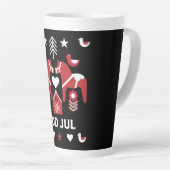 God Jul Swedish Folk Art Milchtasse (Rechte Ecke)