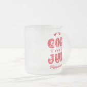 God Jul Traditional Swedish Christmas Schriftart Mattglastasse (VorderseiteRechts)
