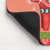 God Jul Ugly Christmas Long Sleeve Scandinavian Da Mousepad (Ecke)