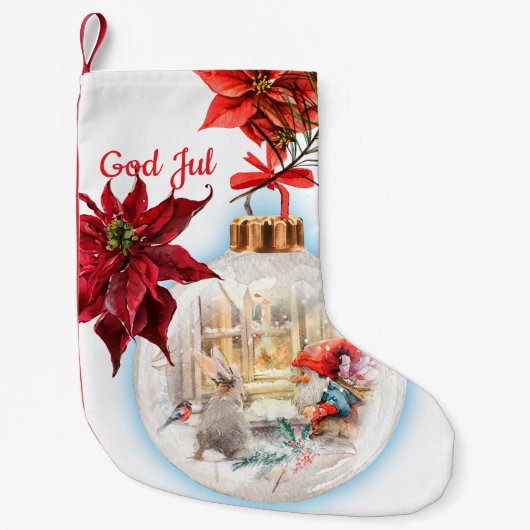 God  kleiner weihnachtsstrumpf (Vorderseite)