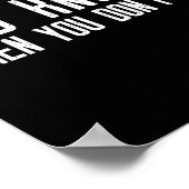 God Knows When You Don't Tip - Funny Waitress Gift Poster (Ecke)