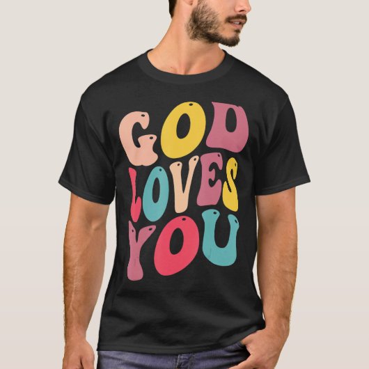 god loves you for christain kids T-Shirt (Vorderseite)