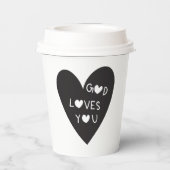 God loves you pappbecher (Rückseite)