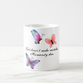 "GOD MACHT KEINE FEHLER" 11 oz. KAFFEE-TASSE Kaffeetasse