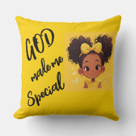 GOD machte mich zum Spezialwurfkissen Kissen