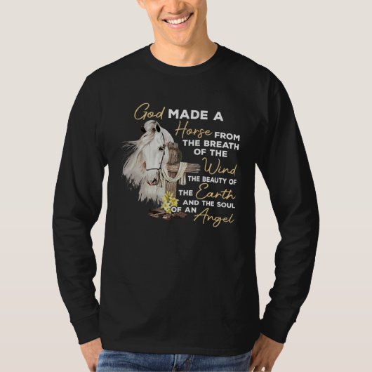 God Made A Horse From The Breath Of The Wind Chris T-Shirt (Vorderseite)