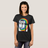 GOD MADE ME GAY RAINBOW IN LETTERS T-Shirt (Vorne ganz)