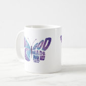 GOD Made Me Psalms 139:14 Frauen und Mädchen Chris Kaffeetasse (Vorderseite Links)