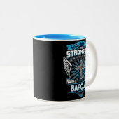 God Made The Strongest And Named Them Barclay Zweifarbige Tasse (VorderseiteRechts)