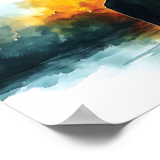 God Masterplece Poster (Ecke)