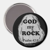 God my Rock gotGod316.com Scripting Magnet (Vorderseite/Rückseite)