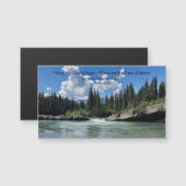 God of Hope Quote Mountain River Photograph Magnet (Vorne/Hinten)