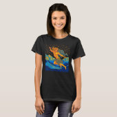 God of Speed Greek Mythology Art T-Shirt (Vorne ganz)
