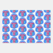 GOD-Out-Geode 12 Step OM Erholung Slogan Geschenkpapier Set (Vorderseite)