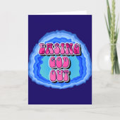 GOD-Out-Geode 12 Step OM Erholung Slogan Karte (Vorderseite)