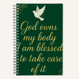 God own you body Journal. Notizblock