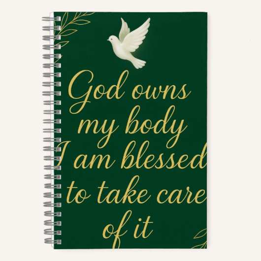 God own you body Journal.  Notizblock (Vorderseite)
