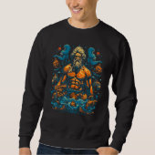 God Poseidon Greek Mythology Neptune Sweatshirt (Vorderseite)