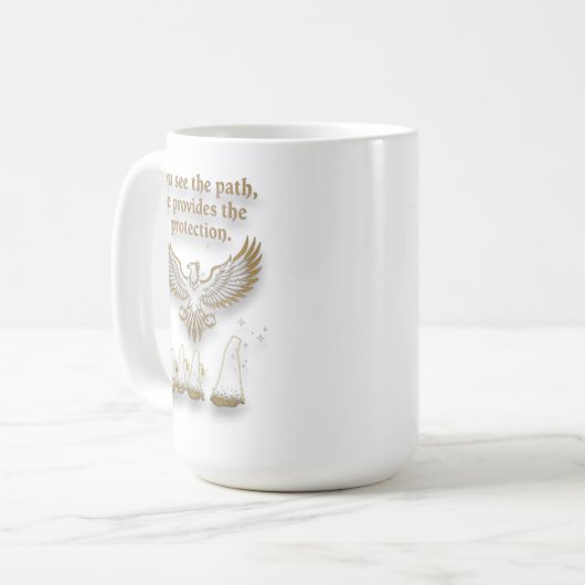 God protection kaffeetasse (Vorderseite Links)