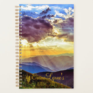 God Ray Sunams on Mountain Foto Custom Planer