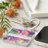 God Restores Christian Faith Disco Ball Schlüsselanhänger (Vorderseite rechts)