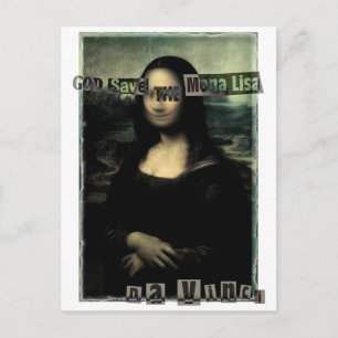 GOD_RETTEN_THE_MONA_LISA POSTKARTE