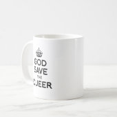 GOD RETTETE DIE QUEE -.pnng Kaffeetasse (Vorderseite Links)