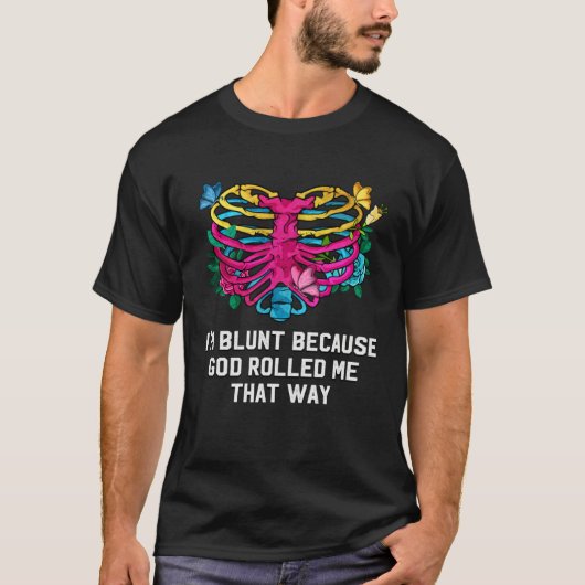 God Rolled Me That Way Pansexual LGBTQ Pan Pride T-Shirt (Vorderseite)