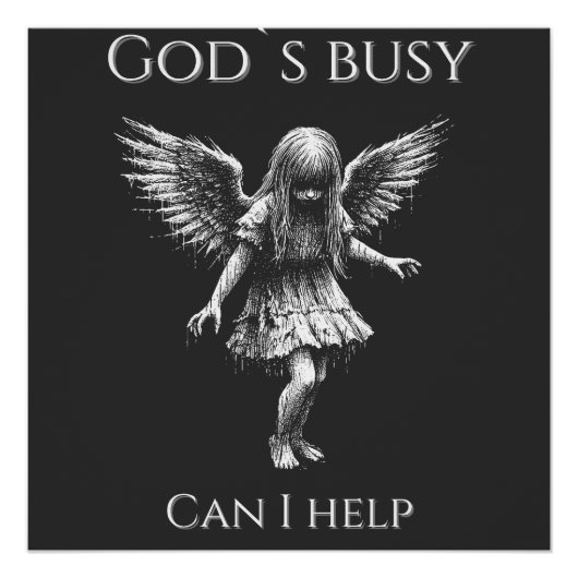 God’s Busy – Demon Girl Poster (Vorderseite)