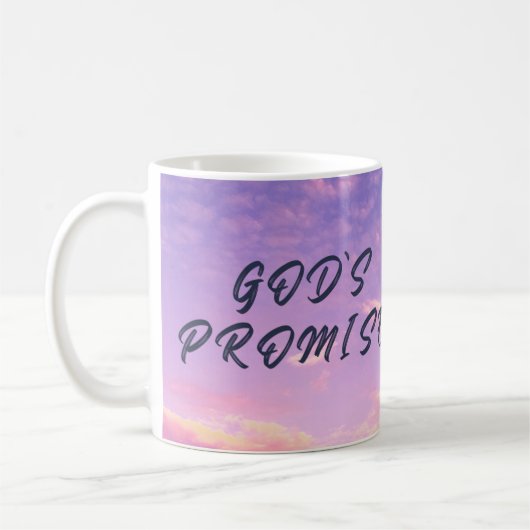 God’s Promise – Inspirational Christian Mug Kaffeetasse (Links)