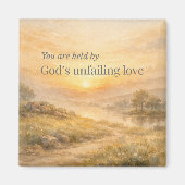 God’s Unfailing Love Christian Encouragement Magnet (Vorne)