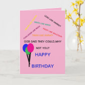 God Said Karte (Gelbe Blume)