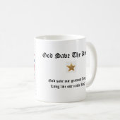 God Save The King Tee / Kaffee Tasse (VorderseiteRechts)