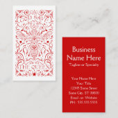 God Save the Queen Biene Visitenkarte (Vorne/Hinten)