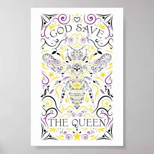 god save the queen poster (Vorne)