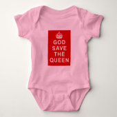 God Save the Queen T-Shirts, Taschen, Geschenke Baby Strampler (Vorderseite)